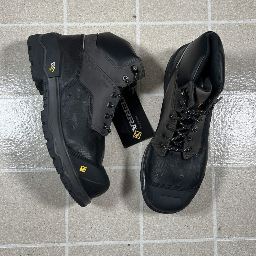 Men's Terra‎ Gantry 6" Waterproof Nano Composite Toe Safety Work Boot Black